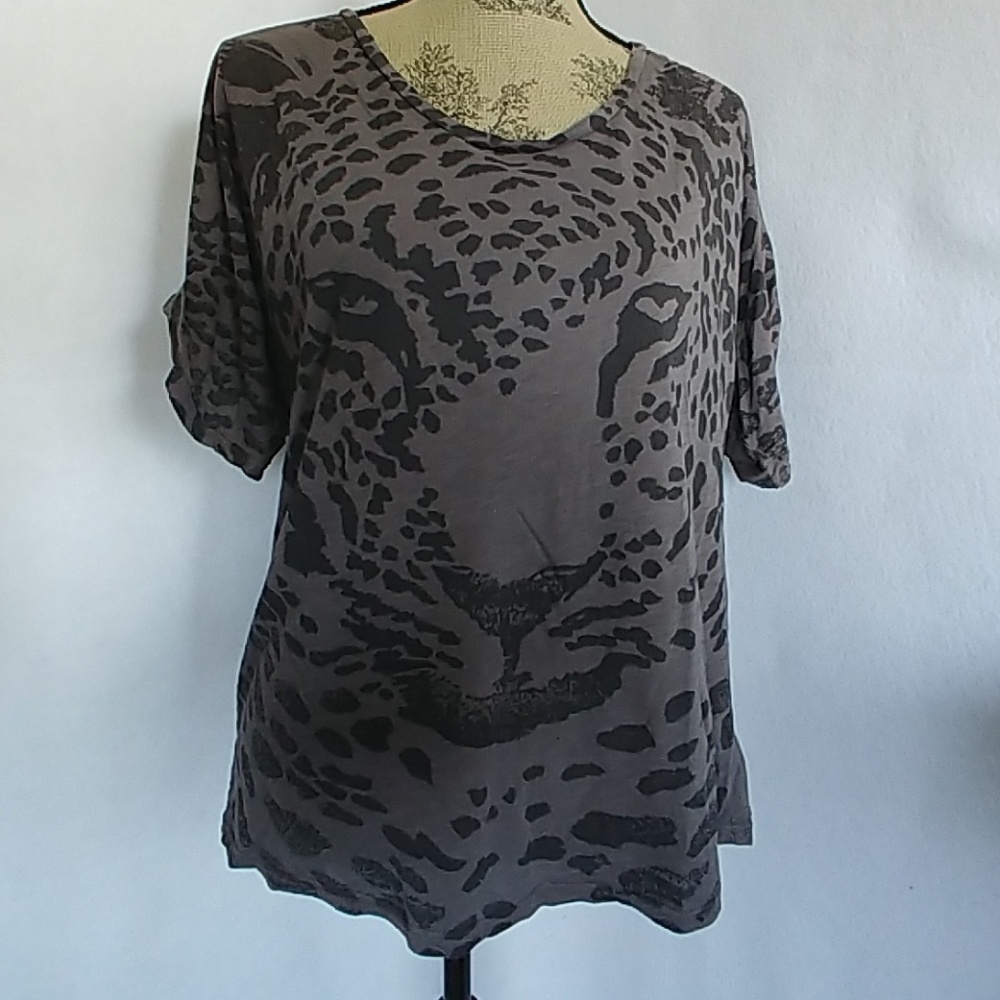 Lucky Brand Women's Oversized Graphic Shirt Top